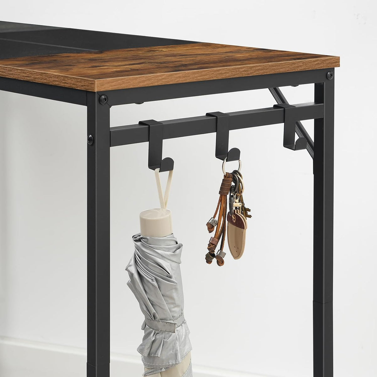 Compact Computer Desk with Power Outlet – Modern Home Office & Writing Table
