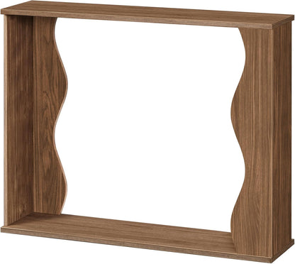 Narrow Console Table with Storage – Rustic Entryway & Sofa Table