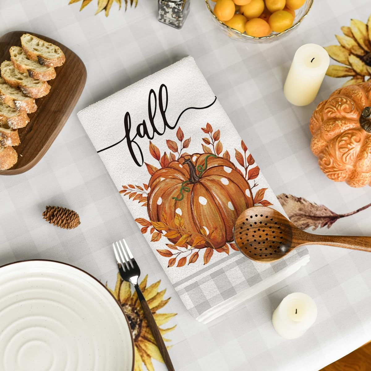 Buffalo Check Farmhouse Table Runner – Rustic Dining Table Decor