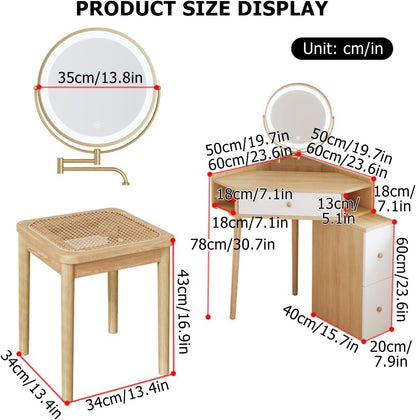 LED Full-Length Dressing Mirror – Adjustable Brightness & Modern Home Décor