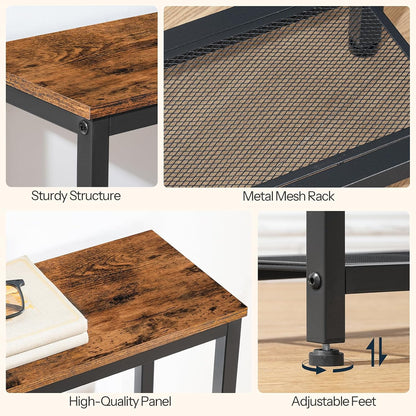 Extra-Narrow Console Table – Rustic Entryway & Sofa Table